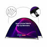 Semi-Circle Fabric Pop Up Banners (Double Side Printed)