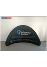 Semi-Circle Meeting Pod Fabric Display