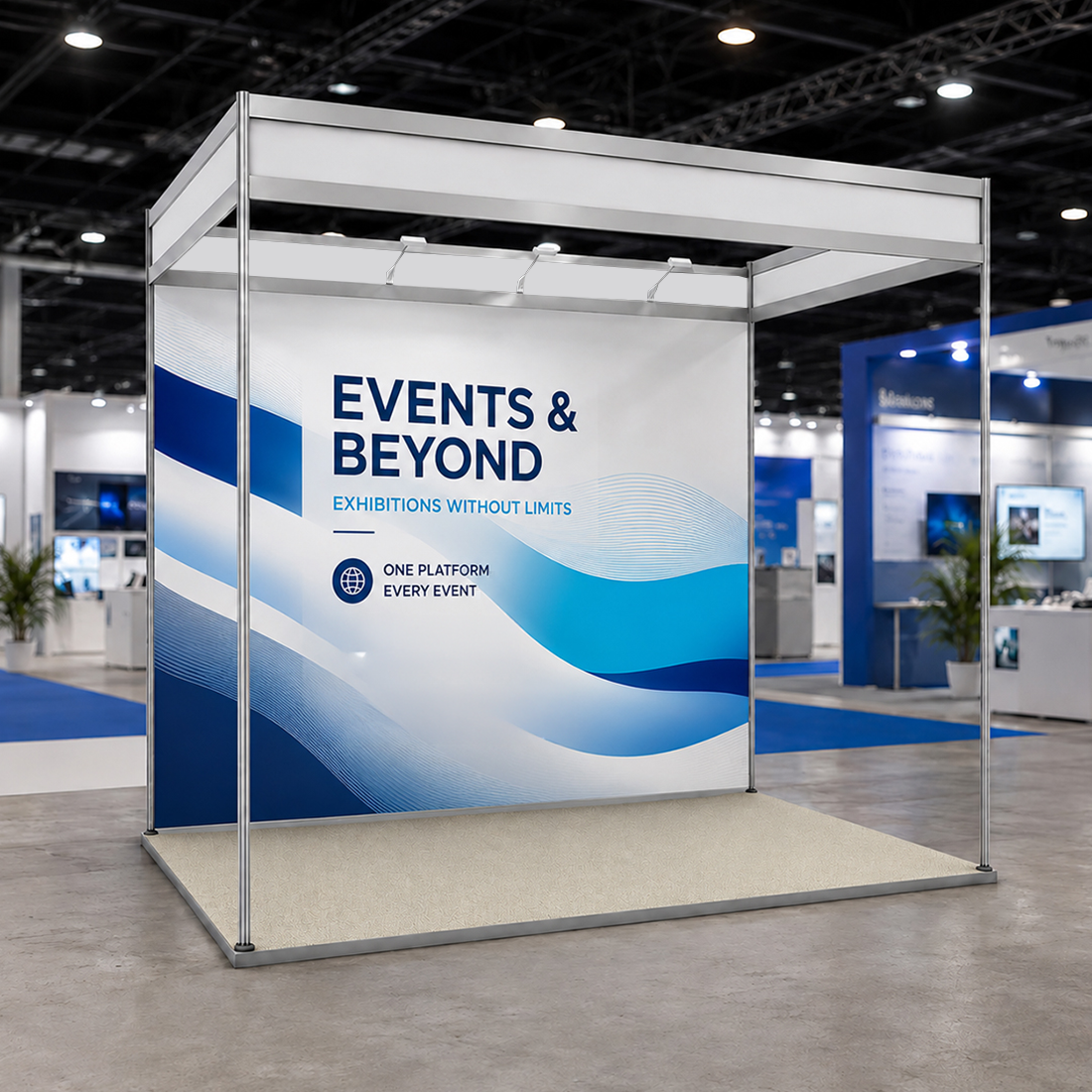 Shell scheme Exhibition Graphics  ( Full Coverage Seamless)