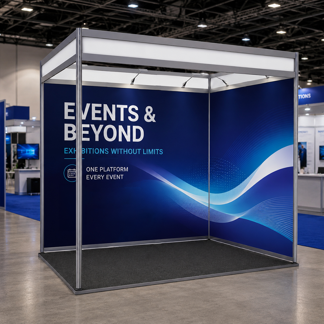 Shell scheme Exhibition Graphics  ( Full Coverage Seamless)