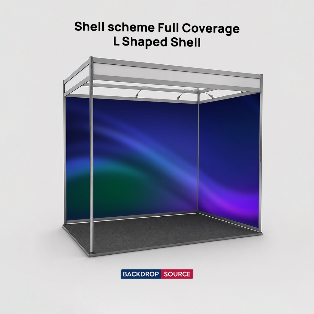 Shell scheme Exhibition Graphics  ( Full Coverage Seamless)