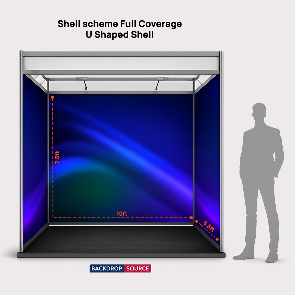 Shell scheme Exhibition Graphics  ( Full Coverage Seamless)