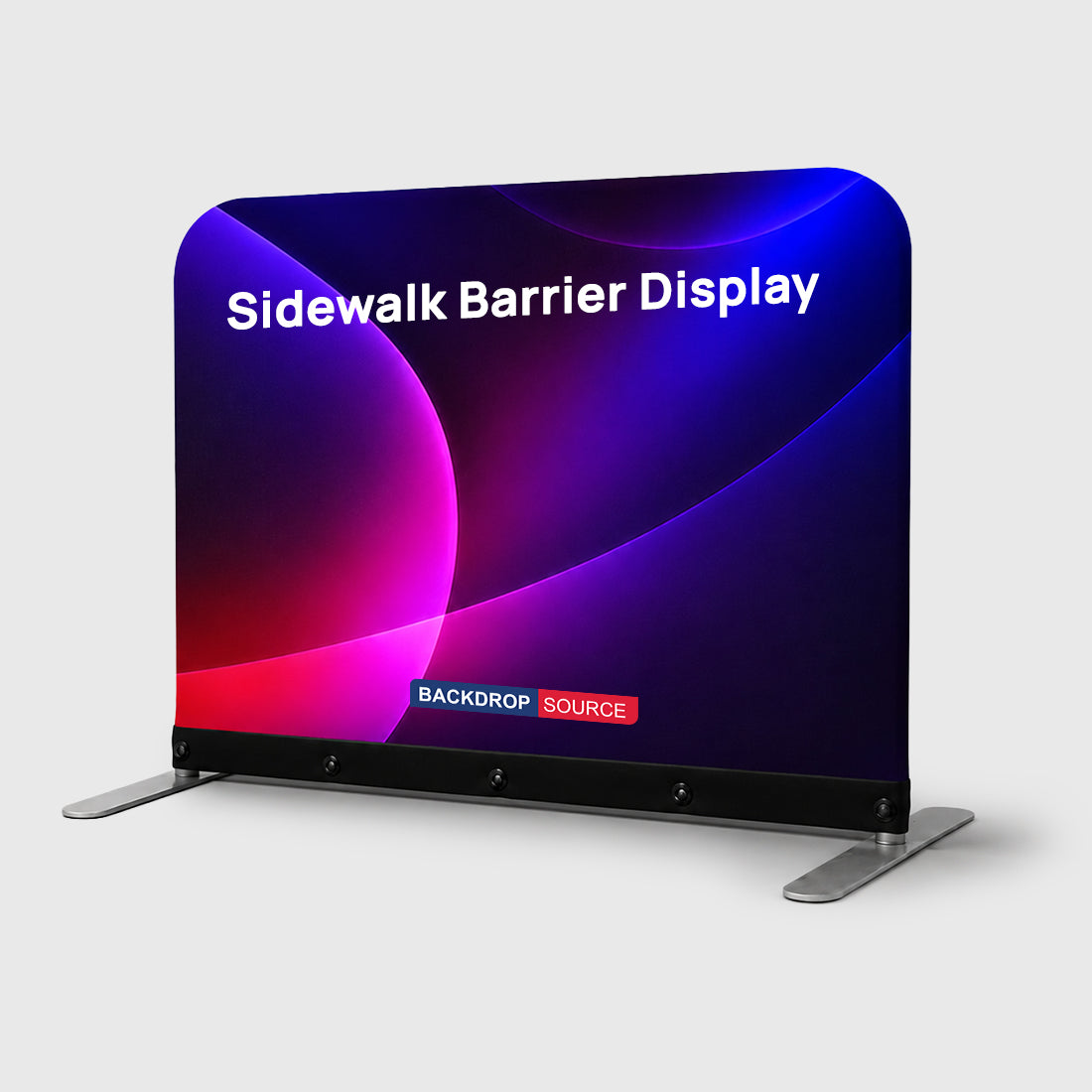 Sidewalk Barrier Display