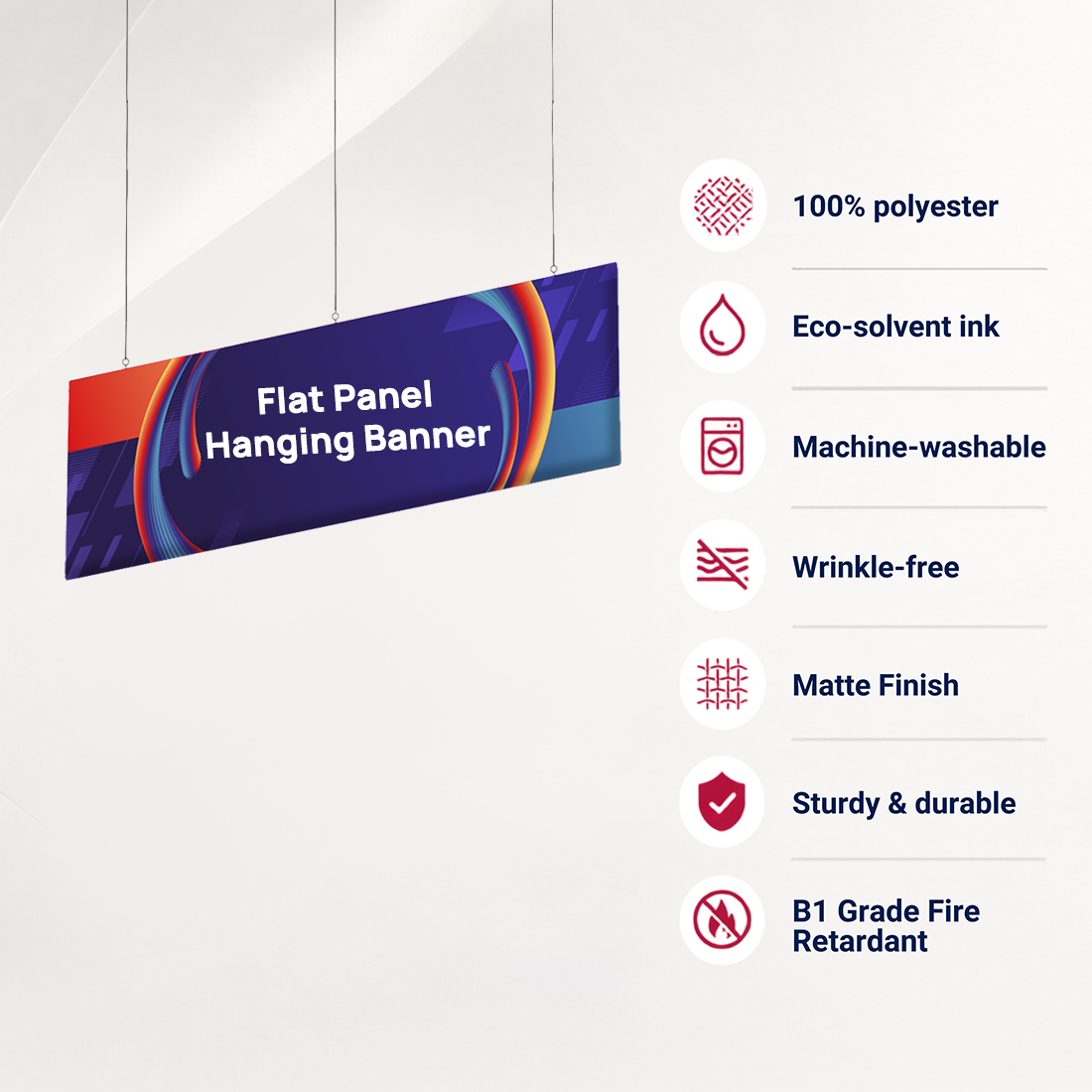 Sky Tube Flat Panel Hanging Banner