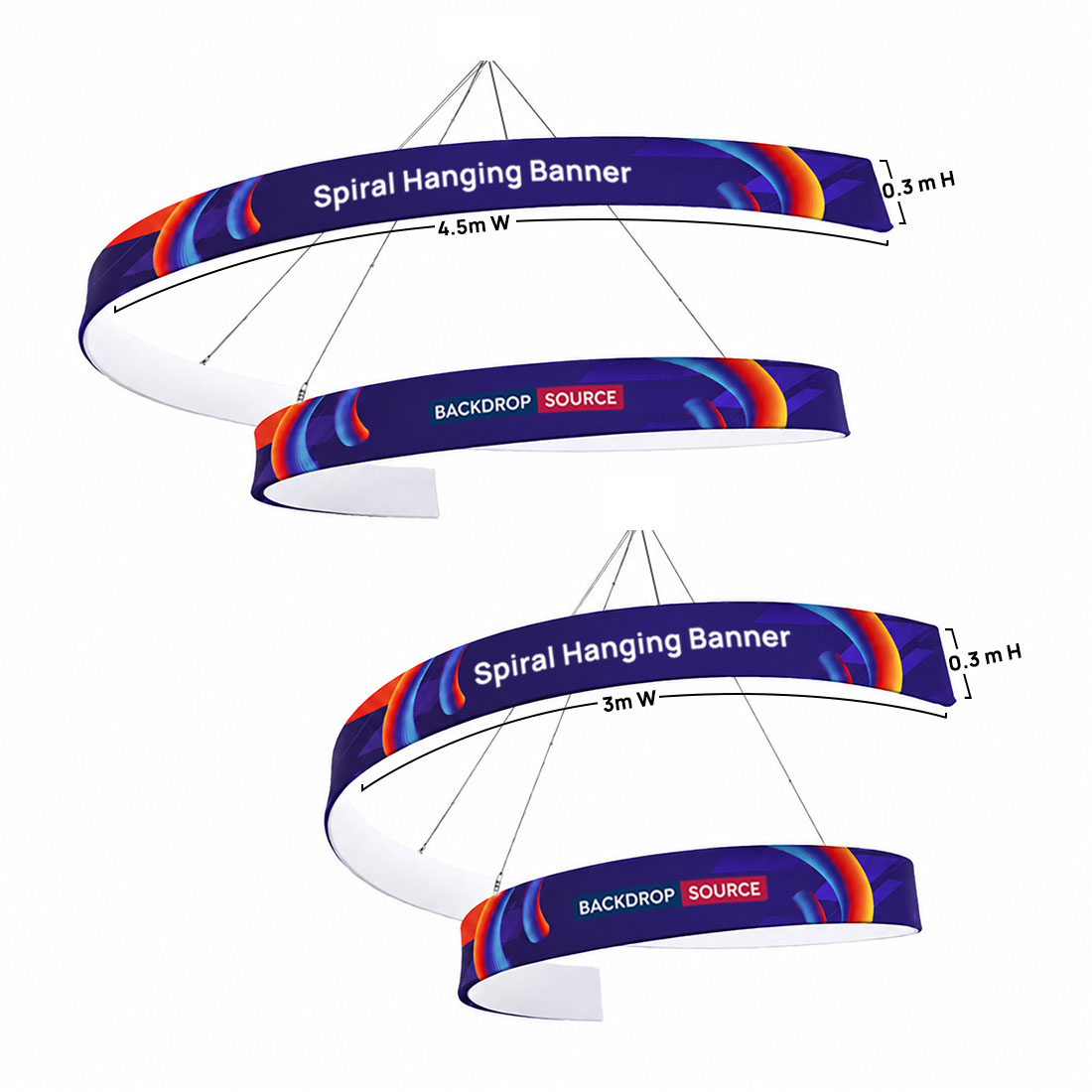 Spiral Hanging Banner