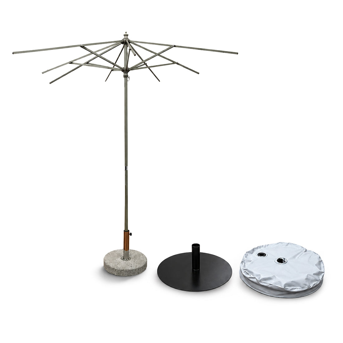 Square Patio Umbrella With Valances – 2m x 2m