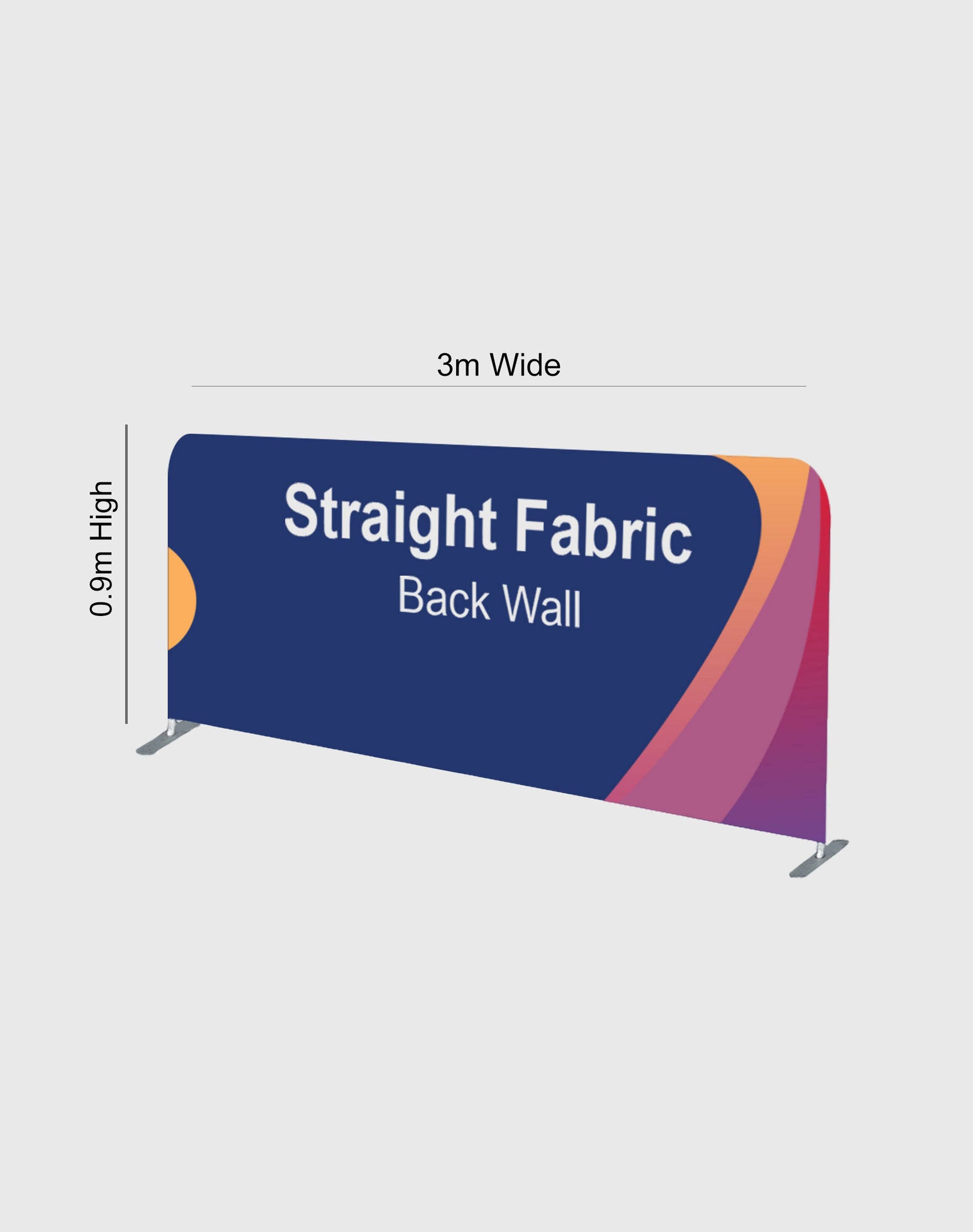 Ultimate 3m x 3m Booth Kit with Backwall, Side Walls, Counter, and Lights