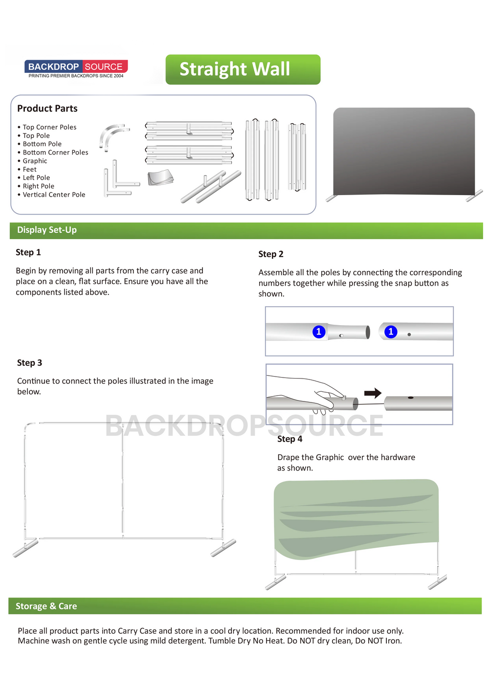 Cusatom Backdrop Premium Straight Tension Fabric Backdrop Display | Custom Event Display UK