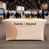 Custom Printed Stretch Table Covers for Exhibitions