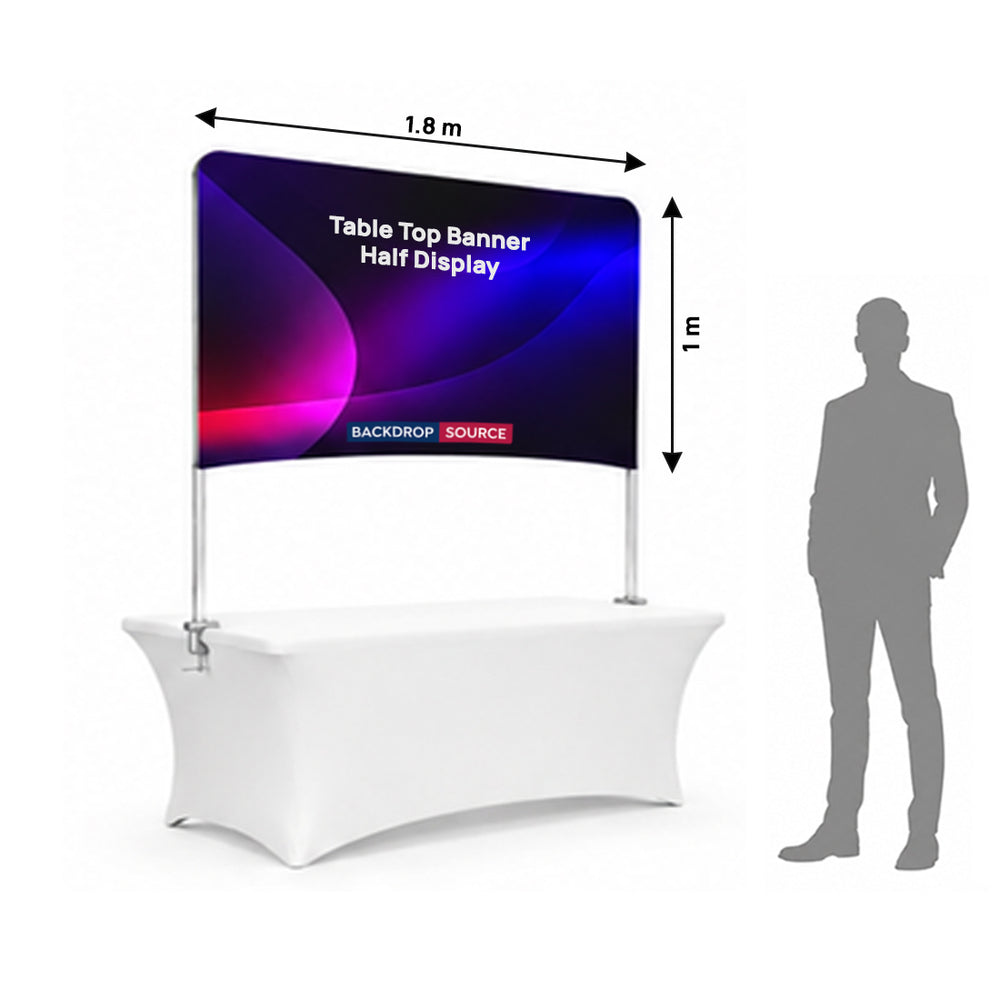 Table Top Banner - Half Display