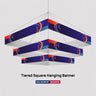 Tiered Square Hanging Banner