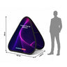 Triangle Fabric Pop Up Banners (Double Side Printed)