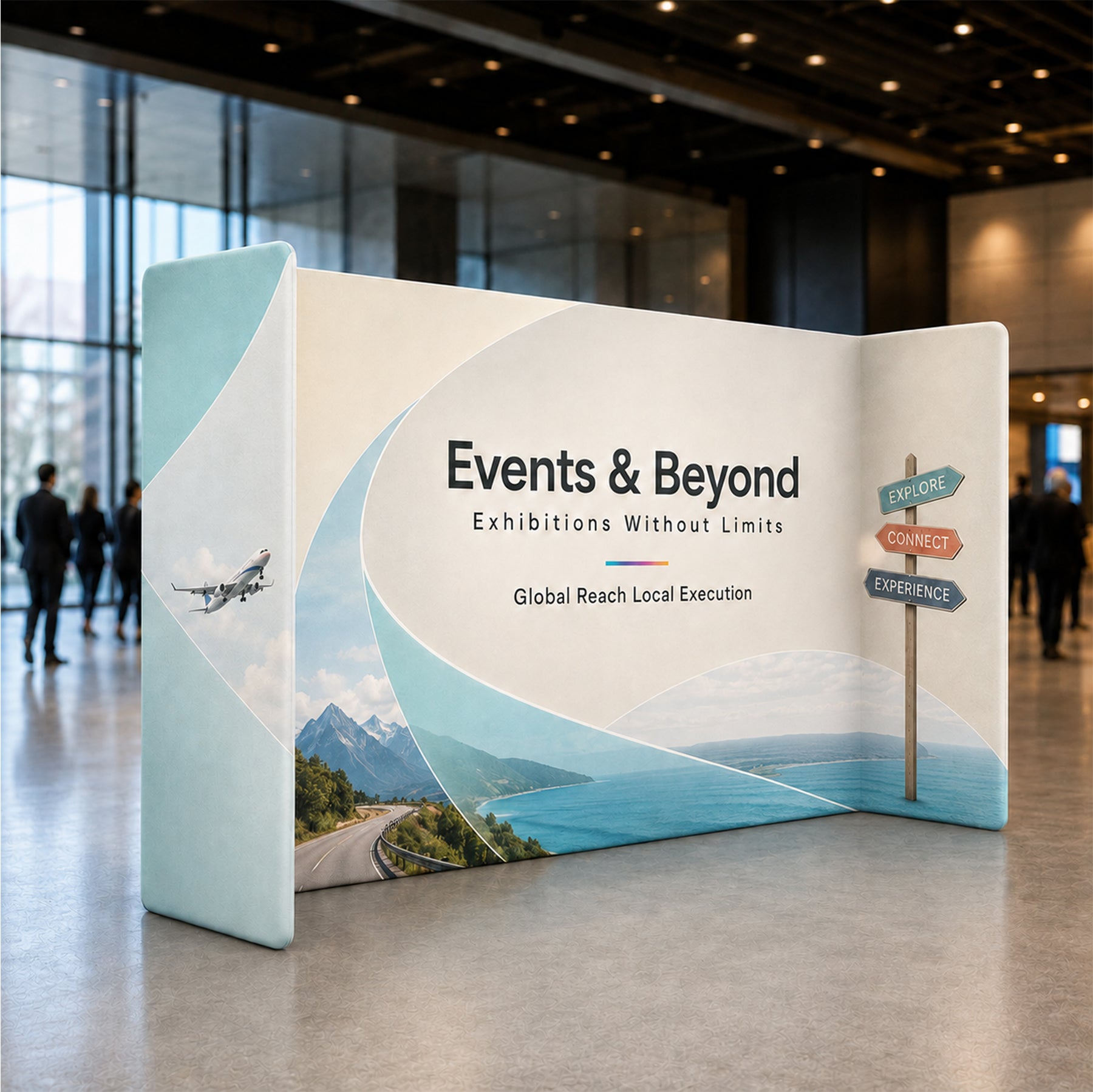 U Shape Wide Photo Booth