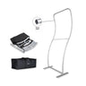 Vertical S-Shaped Fabric Banner Display