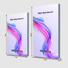 Wall-Mounted SEG Fabric display - 100mm Depth