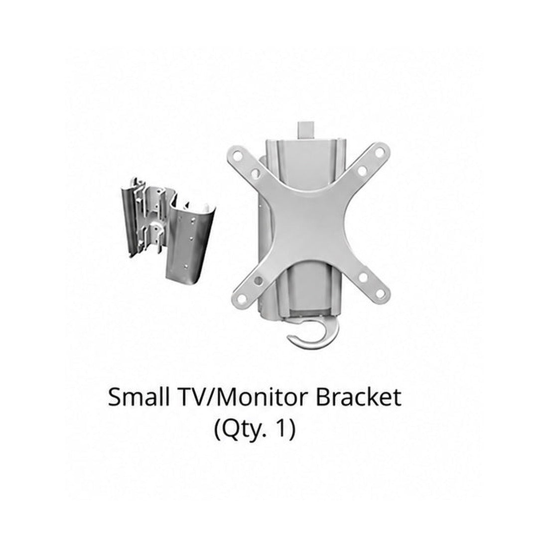 TV Rack (TV/monitor bracket) - included in Magnetic Fabric Banner Stand & L-Shaped Shelving Display Exhibition Kit
