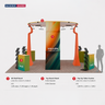 Modular Booth Kits 6m x 6m - Model 13