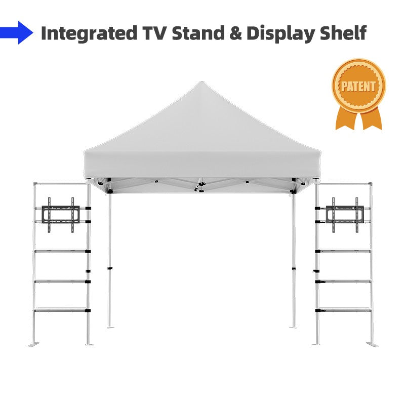 Canopy Tent Display Shelves & TV Racks