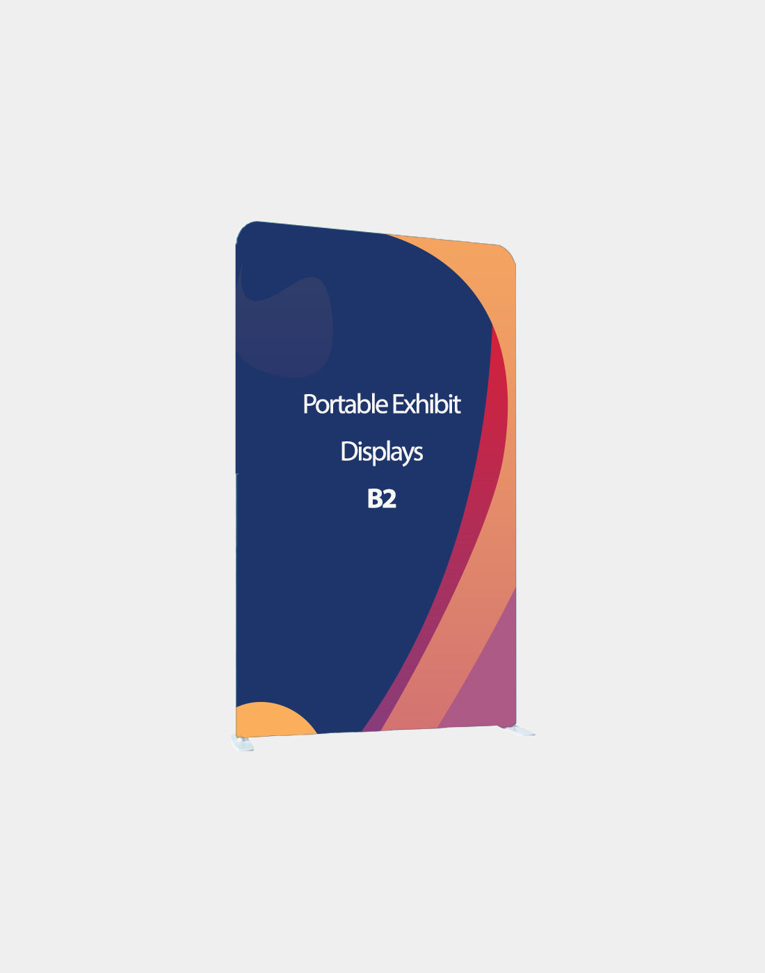 Portable 2.5m H High Fabric Exhibit Display
